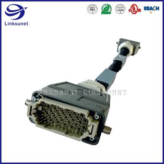 72Pin Heavy Duty Connector Industrial Wiring Harness